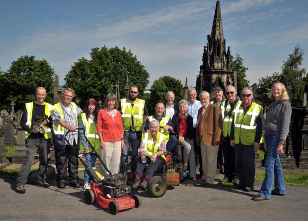 Bradford Telegraph and Argus: Team of volunteers working at the site last week 
